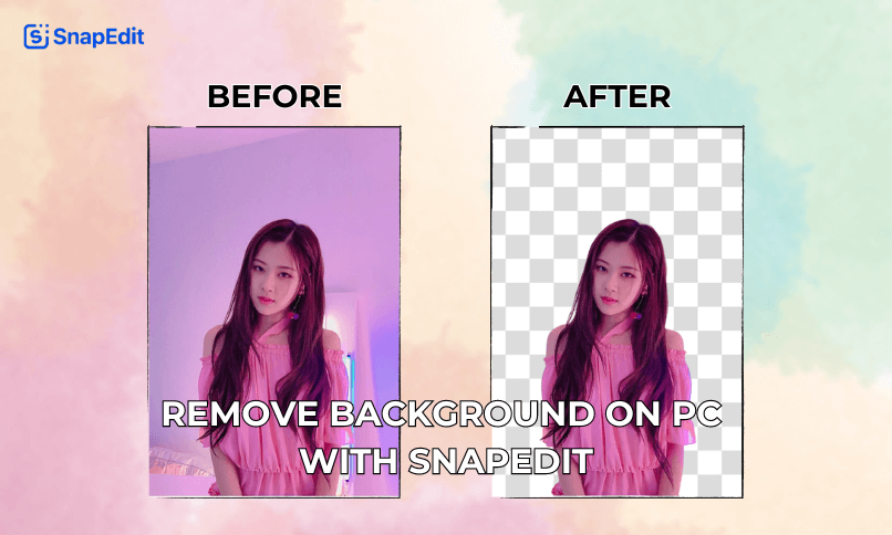 How to remove background by AI with SnapEdit on PC?